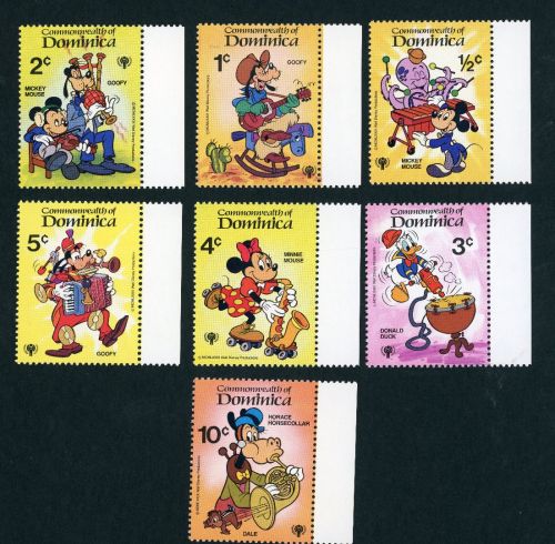 Dominica Michel Nummer 657 - 663 postfrisch - Disney