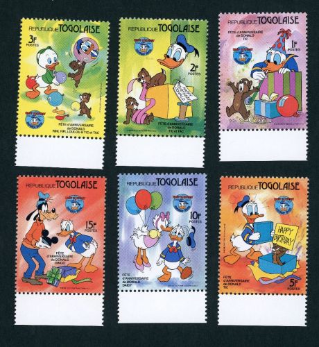 Togo Michel Nummer 1752 - 1757 postfrisch - Disney