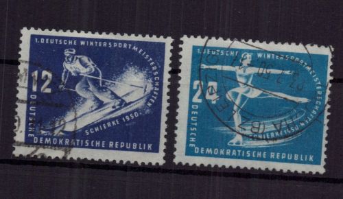 DDR Michel Nummer 246 + 247 gestempelt