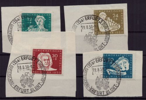 DDR Michel Nummer 256 - 259 gestempelt