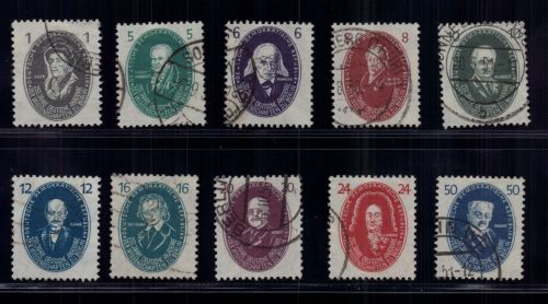 DDR Michel Nummer 261 - 270 gestempelt + geprüft