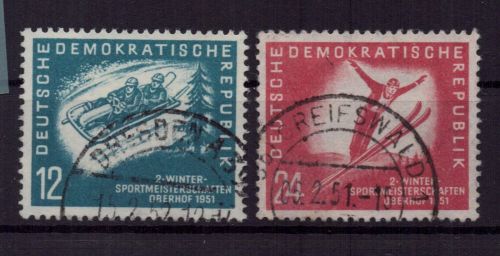 DDR Michel Nummer 280 + 281 gestempelt