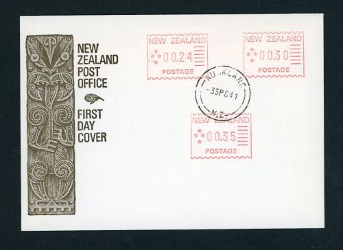 Neuseeland Automatenmarken Michel Nr. 1 FDC