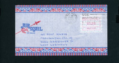 Neuseeland Automatenmarken Michel Nr. 2 Einzelfrankatur
