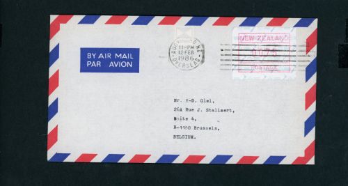 Neuseeland Automatenmarken Michel Nr. 2 FDC