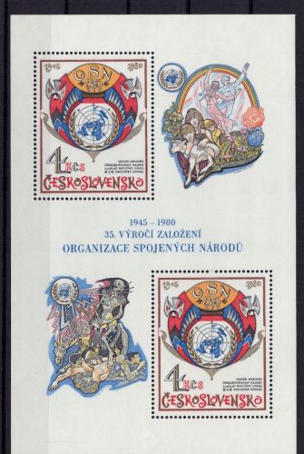 Tschechoslowakei Block Nummer 41 postfrisch