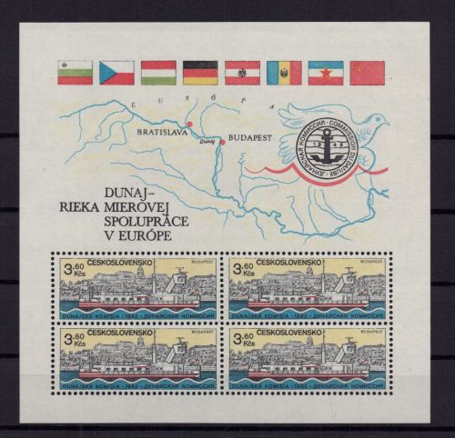 Tschechoslowakei Block Nummer 52 postfrisch