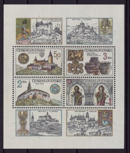 Tschechoslowakei Block Nummer 50 postfrisch