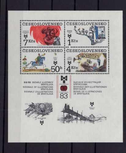 Tschechoslowakei Block Nummer 55 postfrisch