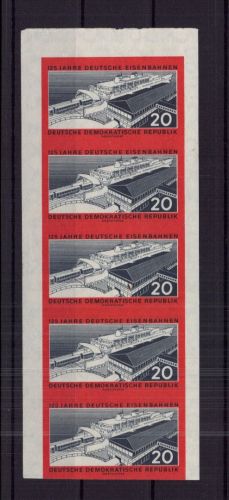 DDR Michel Nummer 805B postfrisch 5er Streifen