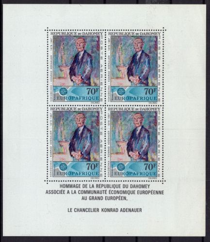 Benin Michel-Nr. Block 8 Adenauer postfrisch