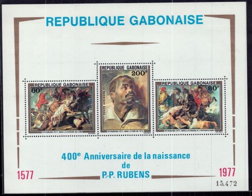Gabun Michel-Nr. Block 32 Rubens postfrisch