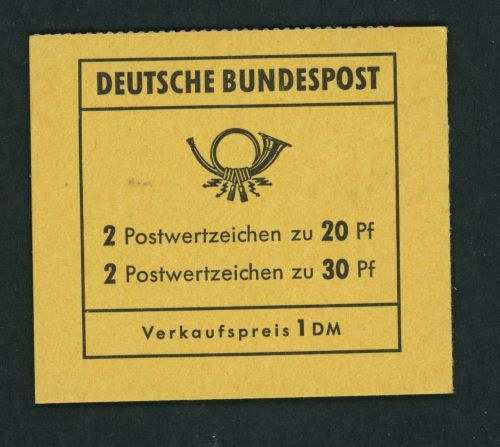 Bund Markenheftchen Michel Nummer 14a postfrisch
