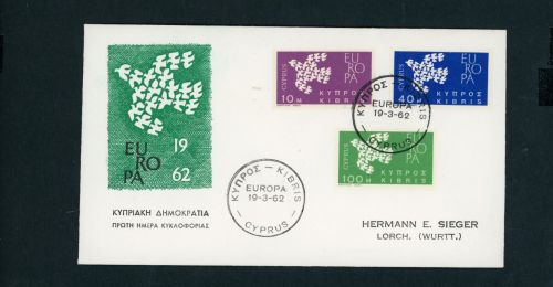 Zypern Michel Nummer 197 + 199 FDC Europa
