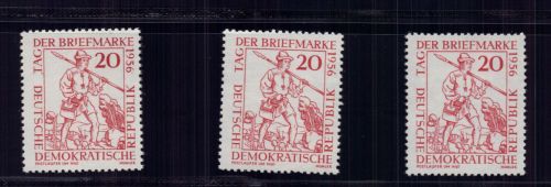 DDR Michel Block 544 IV + V + VII Plattenfehler postfrisch