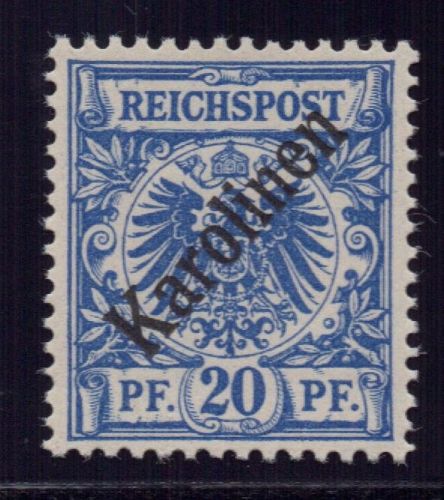 Dt. Kolonien Karolinen Michel Nr. 4 I postfrisch geprüft