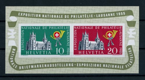 Schweiz Block 15 postfrisch 1955