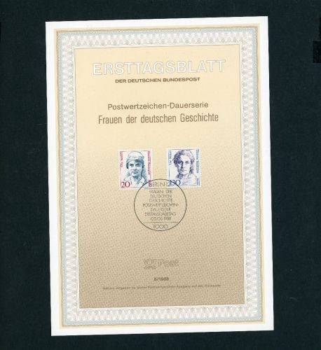 Berlin Frauen der Dt. Geschichte Michel Nr. 811 + 812 ETB