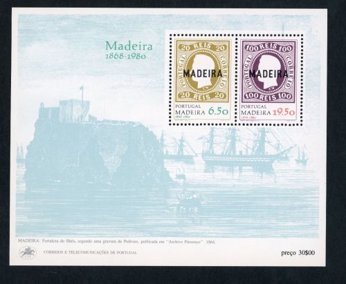 Portugal Madeira Block 1 postfrisch
