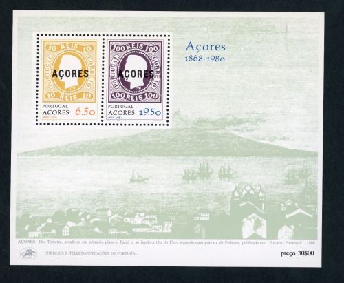 Portugal Azoren Block 1 postfrisch
