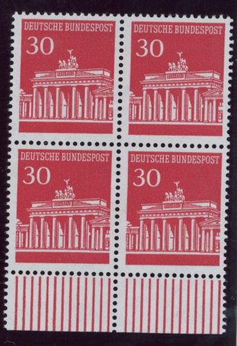Bund Michel Nummer 508 Viererblock postfrisch