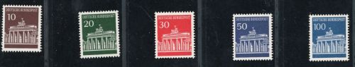 Bundesrepublik Michel Nummer 506w - 510w postfrisch Rollenmarke