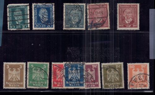 Deutsches Reich Lot gestempelt