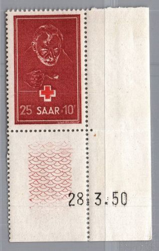 Saargebiet Michel Nummer 292 BR postfrisch