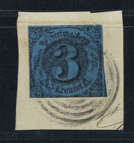 Thurn und Taxis Michel Nr. 8 , Briefstück