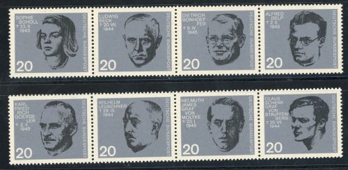 Bund Lot Zusammendrucke aus Block 3 postfrisch