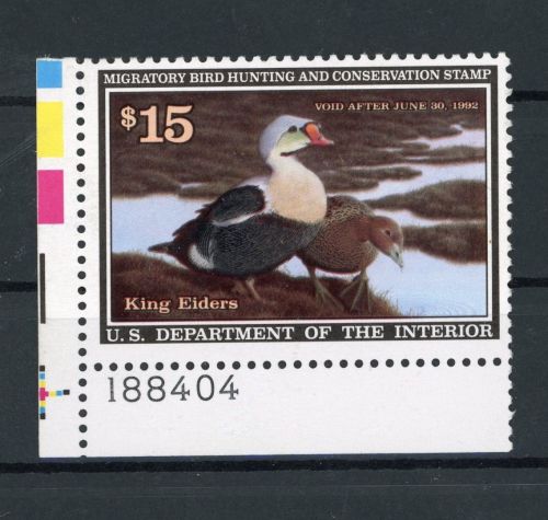 USA Scott Nummer RW58 Jagdmarke , Bird Hunting Stamp postfrisch