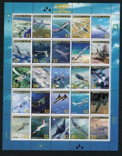 Marshallinseln Michel Nummer 839 - 863 postfrisch Kampf Flugzeuge