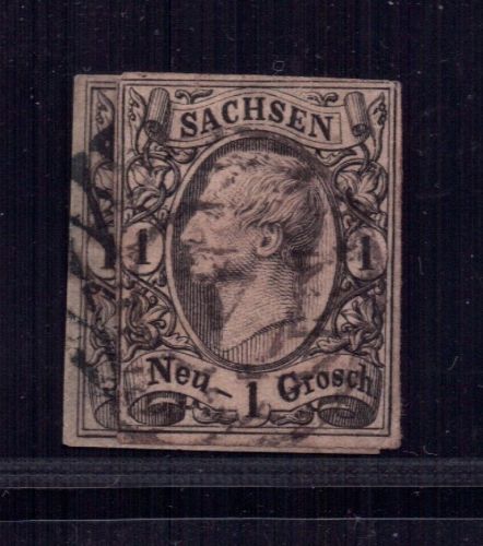 Sachsen Michel Nummer 9 gestempelt