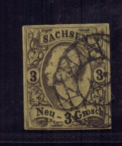 Sachsen Michel Nummer 11 gestempelt