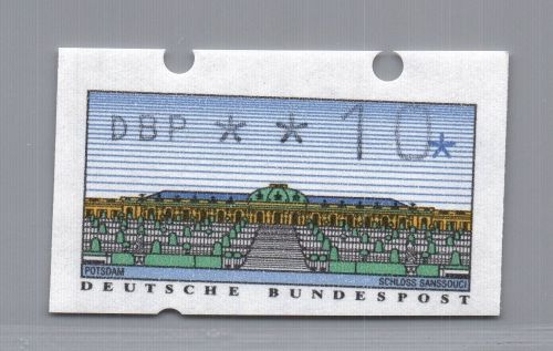 Bund Automatenmarken ATM Schrägschnitt postfrisch