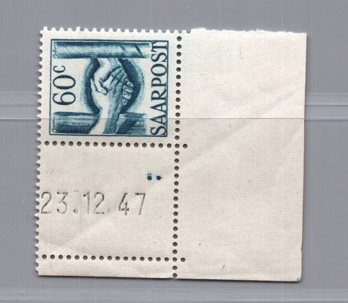 Saargebiet Michel Nummer 240 BR postfrisch