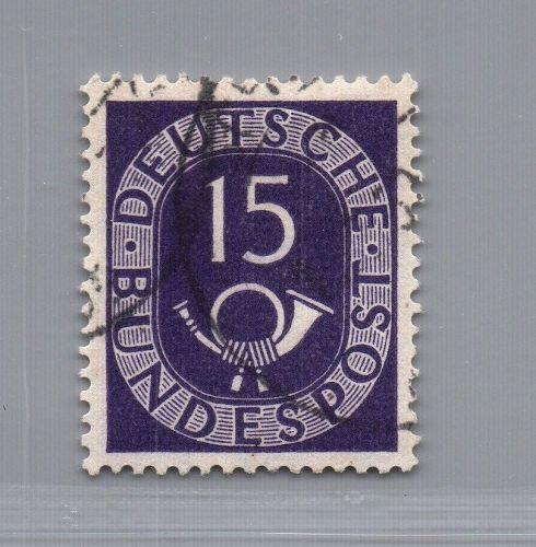 Bund Plattenfehler Michel Nr. 129 III gestempelt