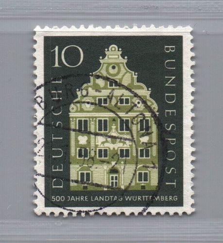 Bund Plattenfehler Michel Nr. 279 I gestempelt