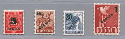 Berlin Michel Nr. 64 - 67 postfrisch