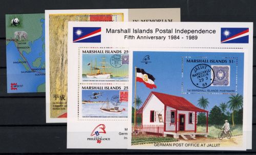 Marshall Inseln Block Nummer 3 - 6 postfrisch