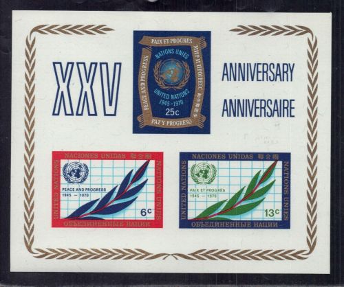 UNO New York Block Nummer 5 postfrisch