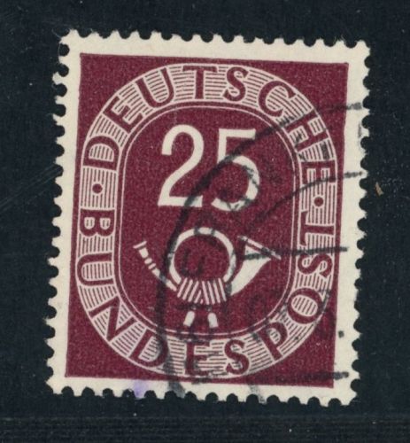 Bund Plattenfehler Posthorn Michel Nr. 131 I gestempelt