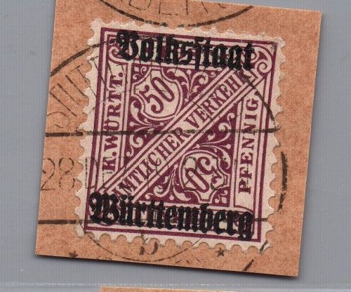 Württemberg Michel Nummer 269 b gestempelt