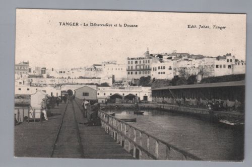 Ansichtskarte Deutsche Auslandspostämter Marokko Tangier nach Berlin 1911