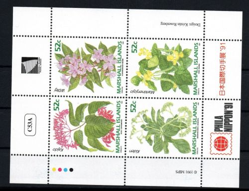 Marshall-Inseln Michel Nummer 357 - 360 postfrisch