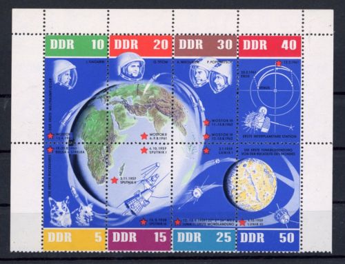 DDR Zusammendruck Michel Nummer Wzd 60 + 63 postfrisch