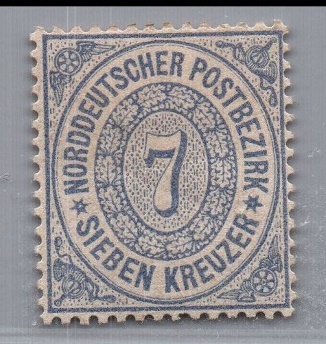 Norddeutscher Bund Michel Nummer 10 ungebraucht Falz