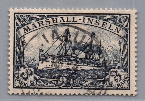 Deutsche Kolonien Marshall Inseln Michel Nr. 24 gestempelt geprüft