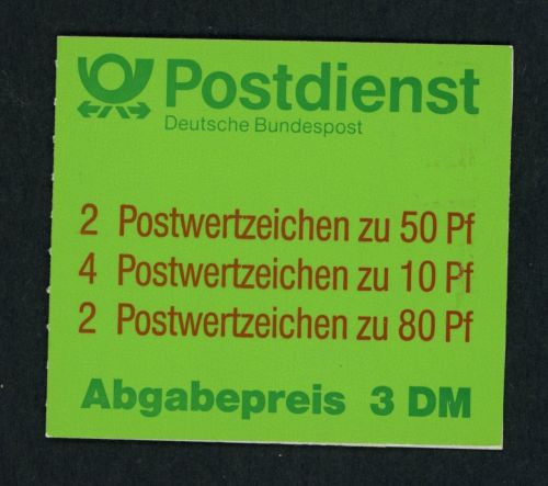 Bund Markenheftchen oZ Nr. 29a postfrisch