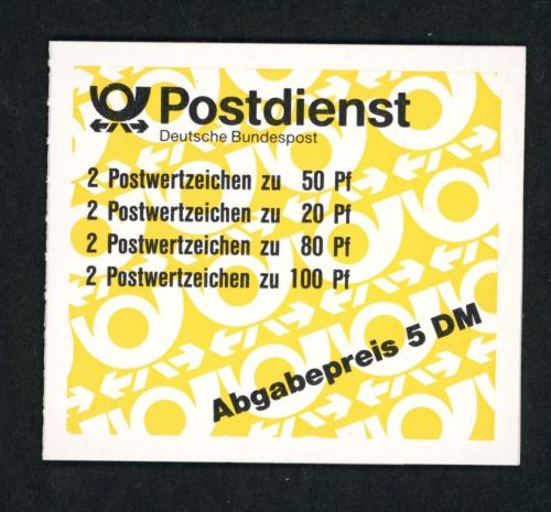 Bund Markenheftchen oZ Nr. 31aa postfrisch